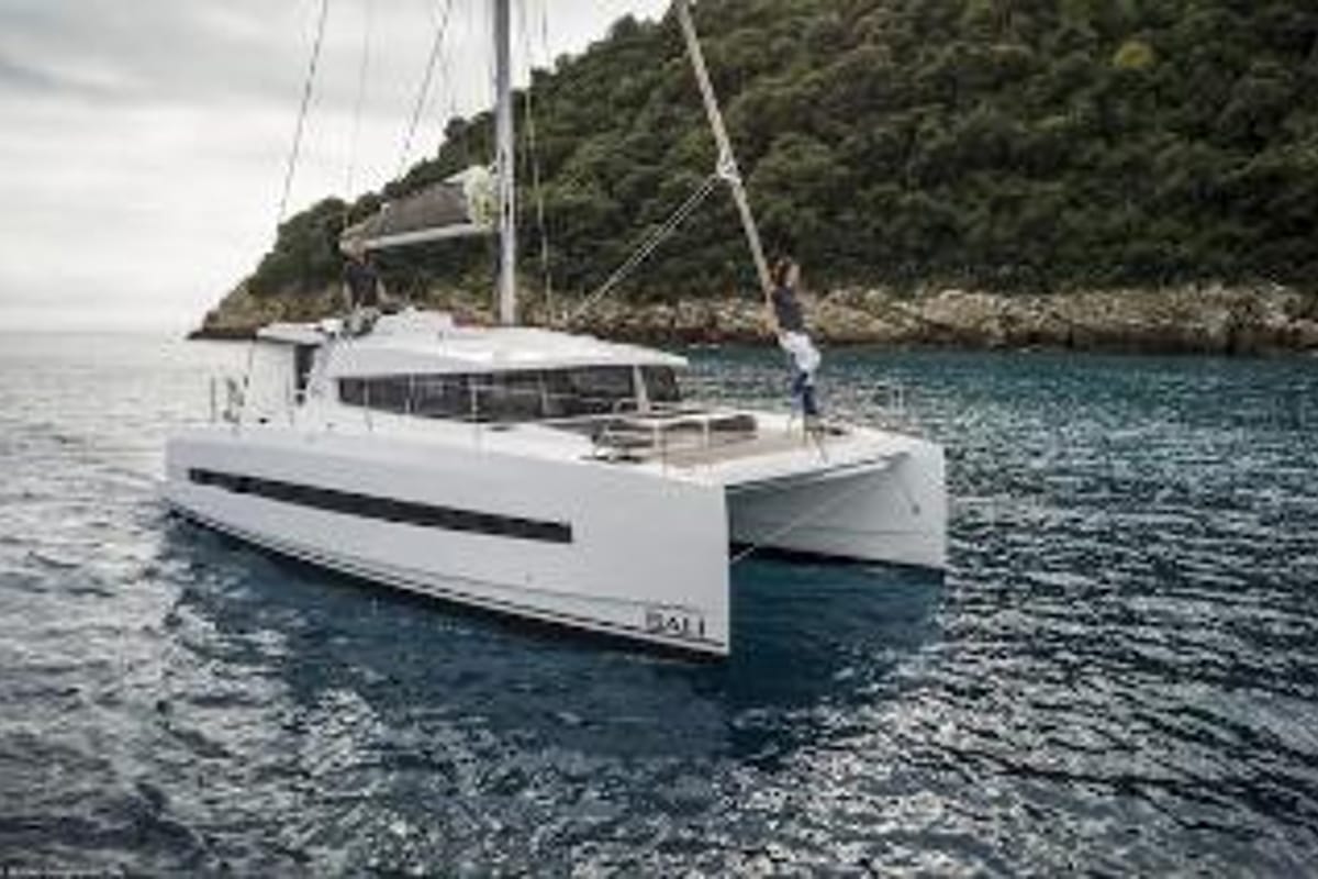 Exterior view of Posidonie, a Bali 4.1 catamaran at Plan-d'Aups-Sainte-Baume, France
