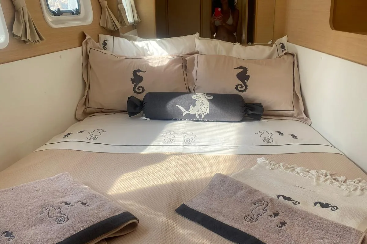 Premium, a Lagoon Lagoon 440 catamaran at Marmaris, Turkey