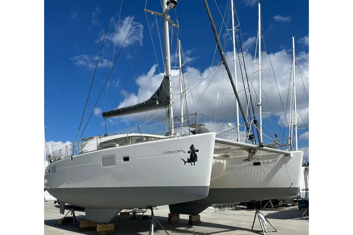 Premium, a Lagoon Lagoon 440 catamaran at Marmaris, Turkey