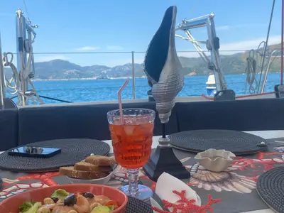 Premium, a Lagoon Lagoon 440 catamaran at Marmaris, Turkey