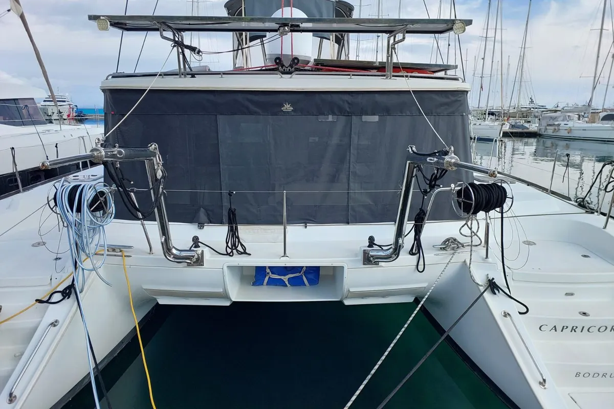 Premium, a Lagoon Lagoon 440 catamaran at Marmaris, Turkey