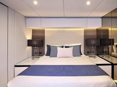 Genny, a Sunreef Yachts Sunreef 80 catamaran at Athens, Greece