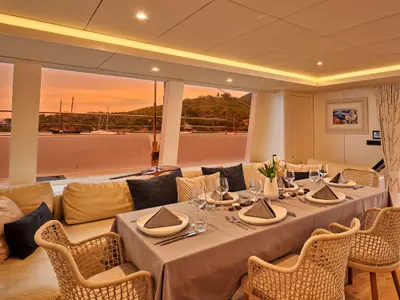 Genny, a Sunreef Yachts Sunreef 80 catamaran at Athens, Greece