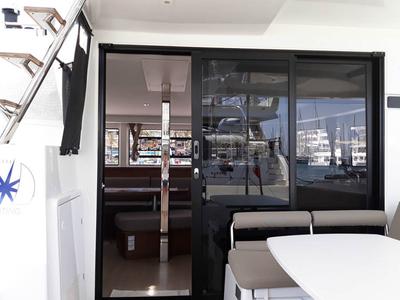 Salon of l'Argonaute 461/2025, a Lagoon 42 catamaran at Palma de Mallorca, Spain