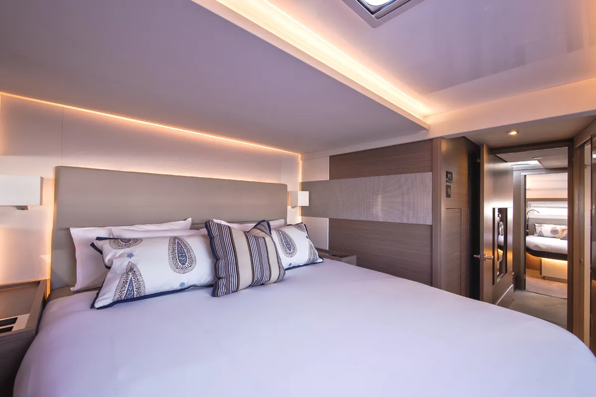 Cabin on Moorings 534 PC/8+1 Exclusive Plus, a Leopard 53 PC catamaran at Road Town, British Virgin Islands