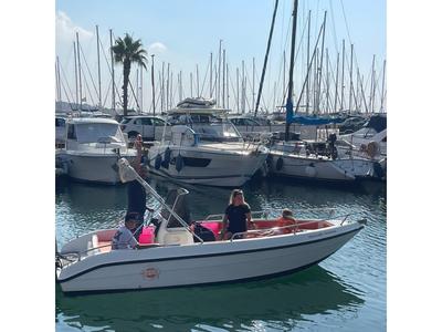 Exterior view of Mano Marine, a Gulet Motorboat motorboat at Nettuno, Italy