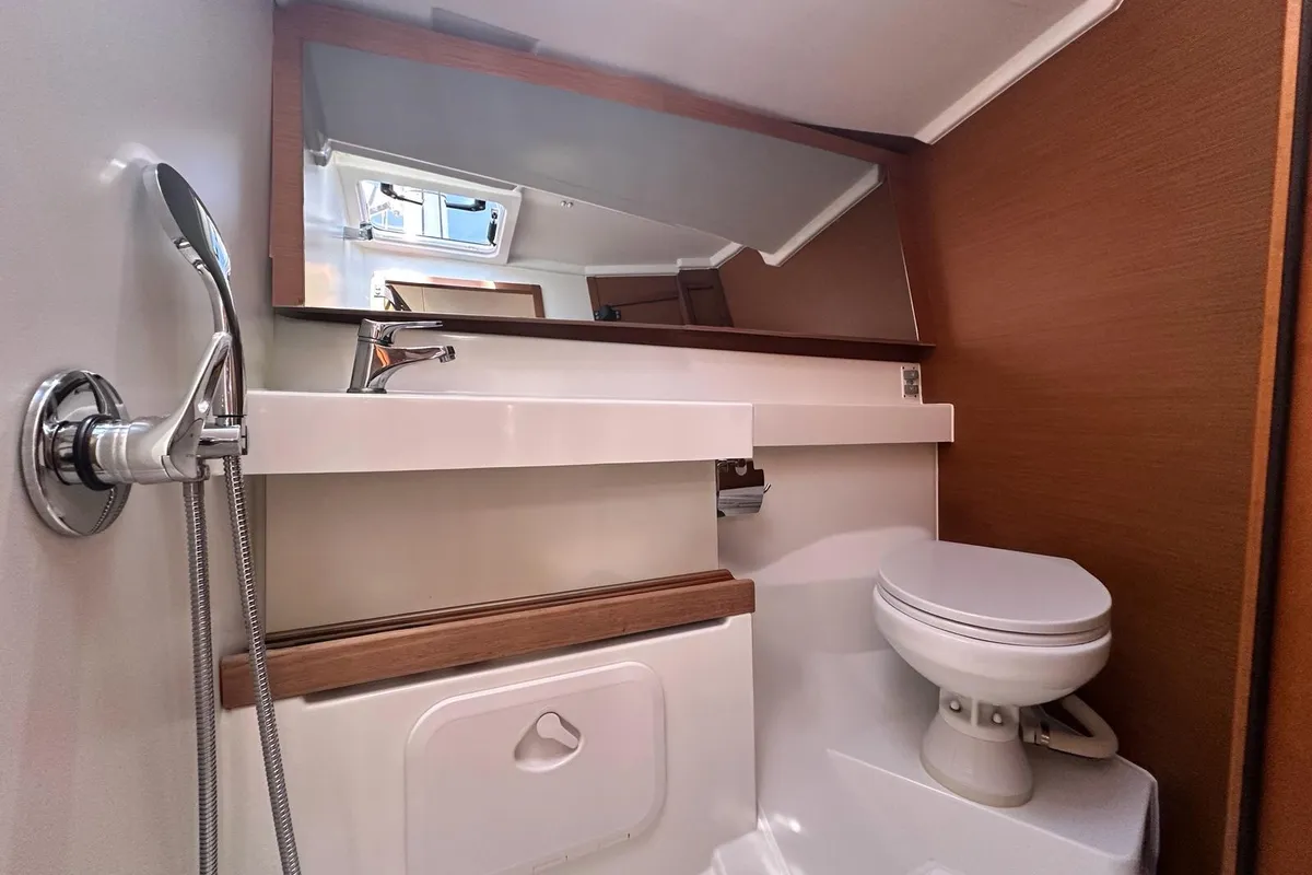 Bonbon, a Jeanneau Sun Odyssey 440 sailboat at Bodrum, Turkey