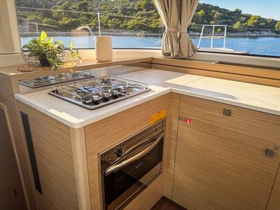 Galley of Aloha, a Lagoon 43 - 3 + 1 cab. OW catamaran at Seget Donji, Croatia