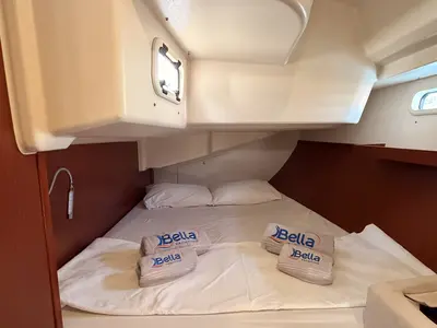 Cabin on Premium, a Hanse Yachts Hanse 415 sailboat at Fethiye, Turkey