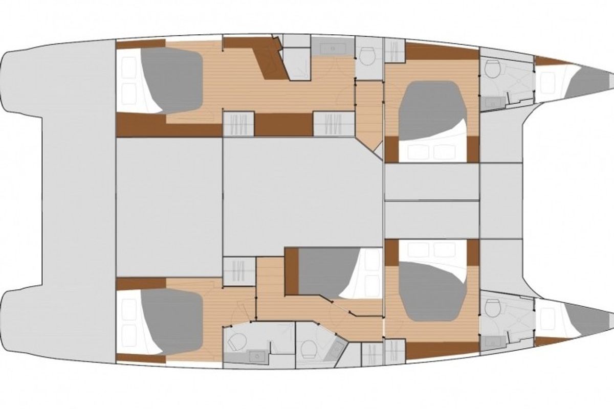Soleil Rae, a Fountaine Pajot Saba 50 catamaran at Road Town, British Virgin Islands