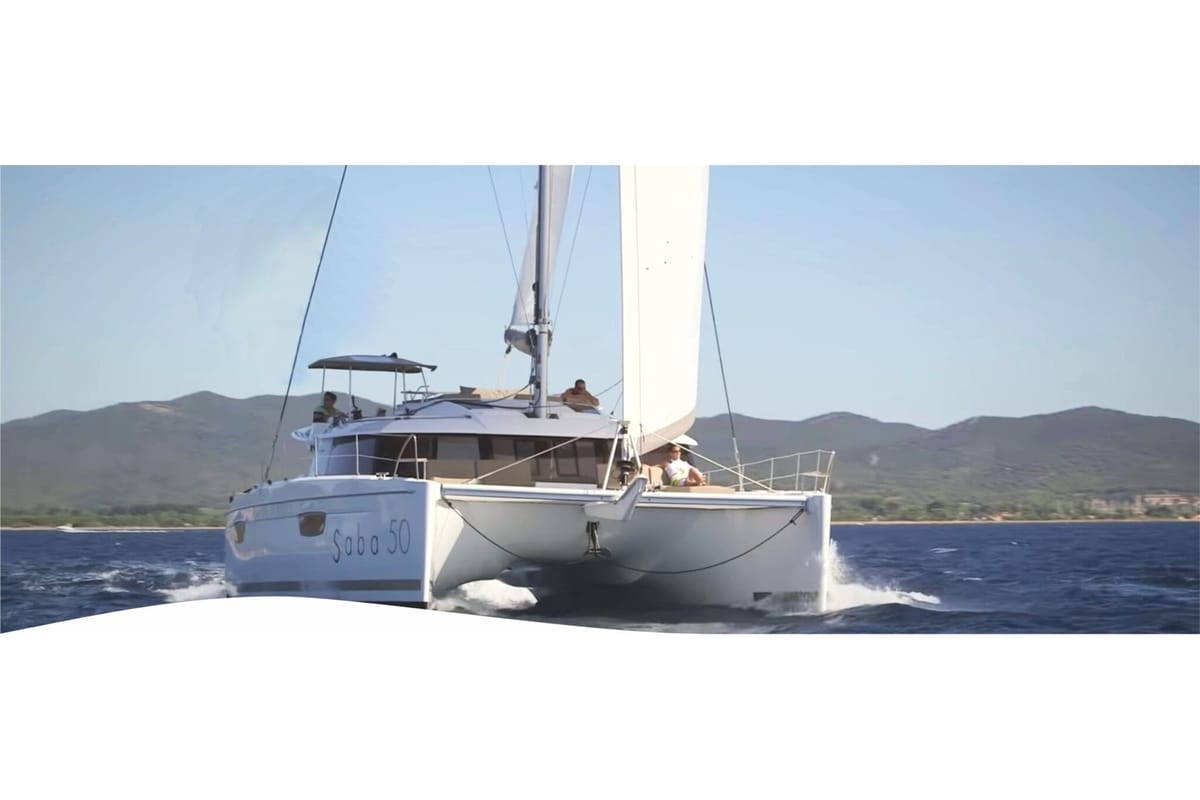 Soleil Rae, a Fountaine Pajot Saba 50 catamaran at Road Town, British Virgin Islands