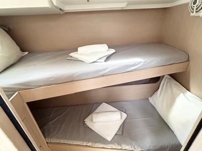 Cabin on Reboot, a Beneteau Oceanis 51.1 sailboat at Athens, Greece