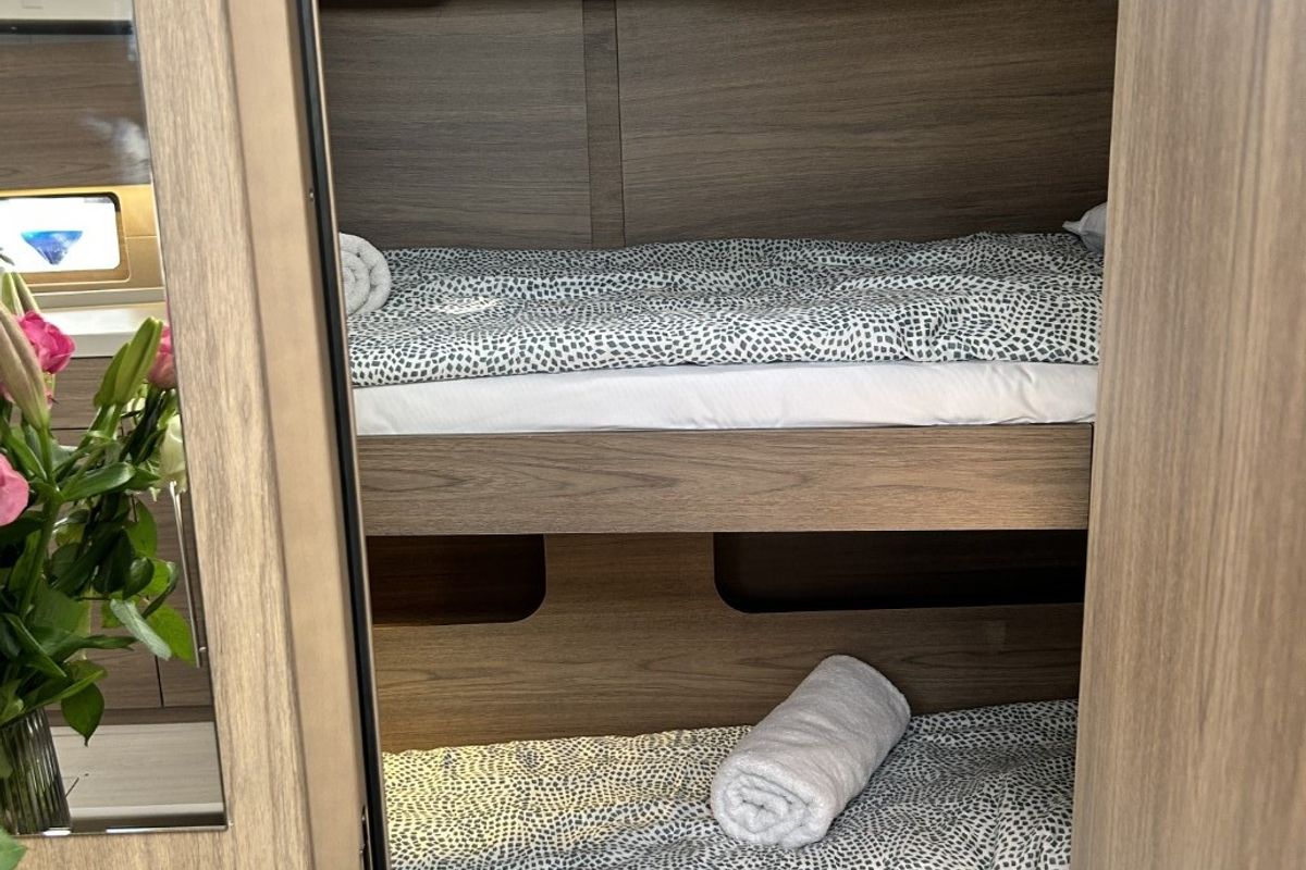 Cabin on TIDE OF YOUR LIFE, a Beneteau Oceanis 47 sailboat at Split, Croatia