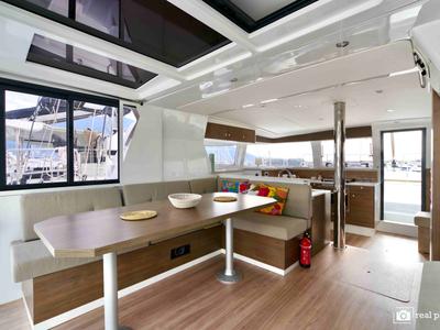 Salon of Ferdi - A/C, Generator, Water maker, a Bali 4.2 catamaran at Castellammare di Stabia, Italy