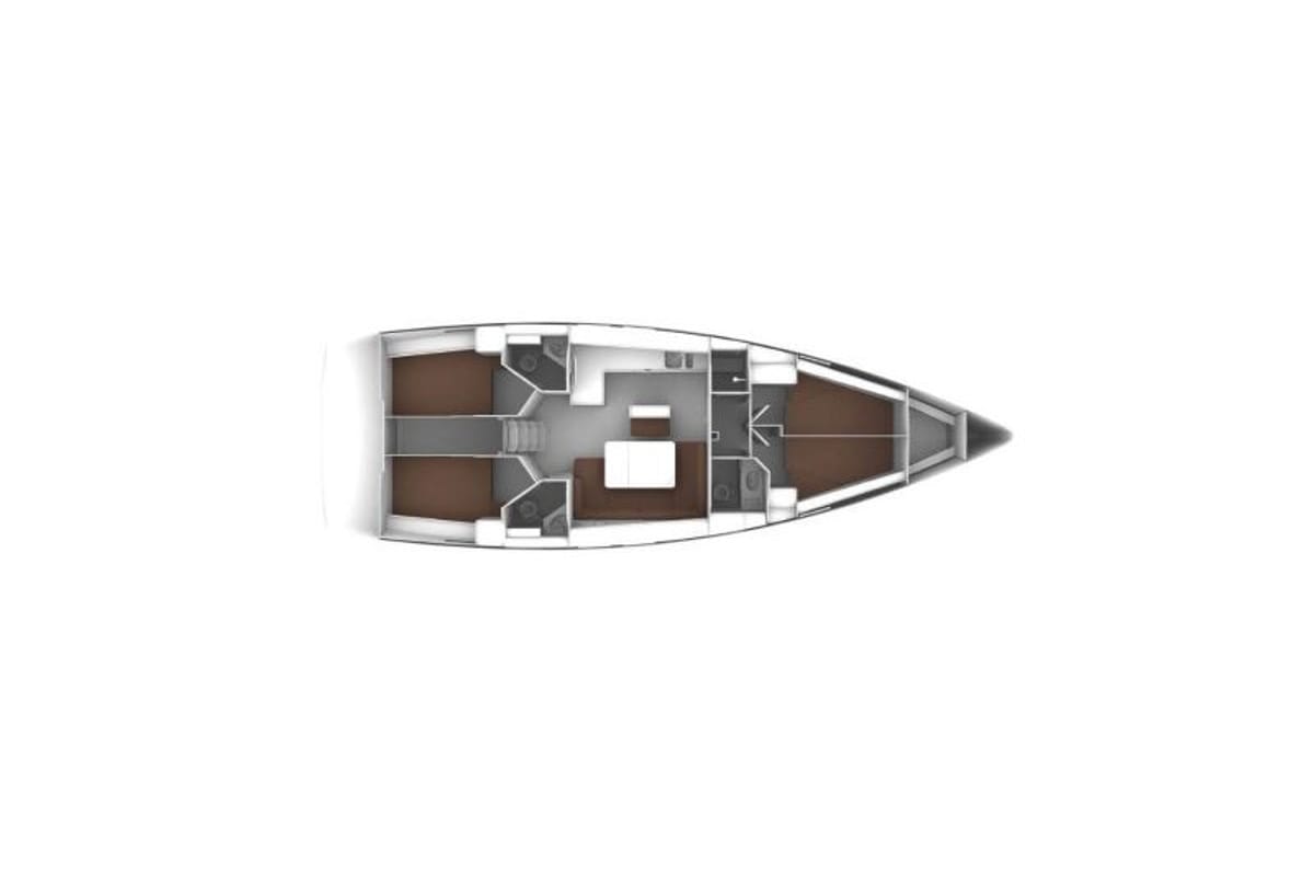 Mimi, a Bavaria Cruiser 46 sailboat at Split, Croatia