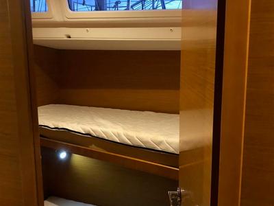 Cabin on Kontiki, a Jeanneau Sun Odyssey 519 sailboat at Municipal Unit of Lefkada, Greece