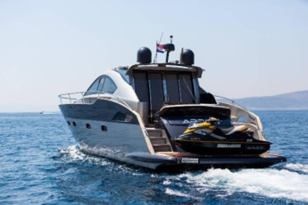 Exterior view of Silver Arrow, a Pearl Sea Yachts d.o.o. Pearlsea 56 Coupe yacht at Split, Croatia