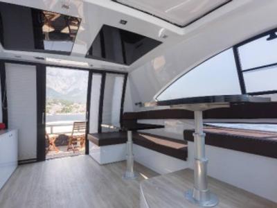 Salon of Silver Arrow, a Pearl Sea Yachts d.o.o. Pearlsea 56 Coupe yacht at Split, Croatia