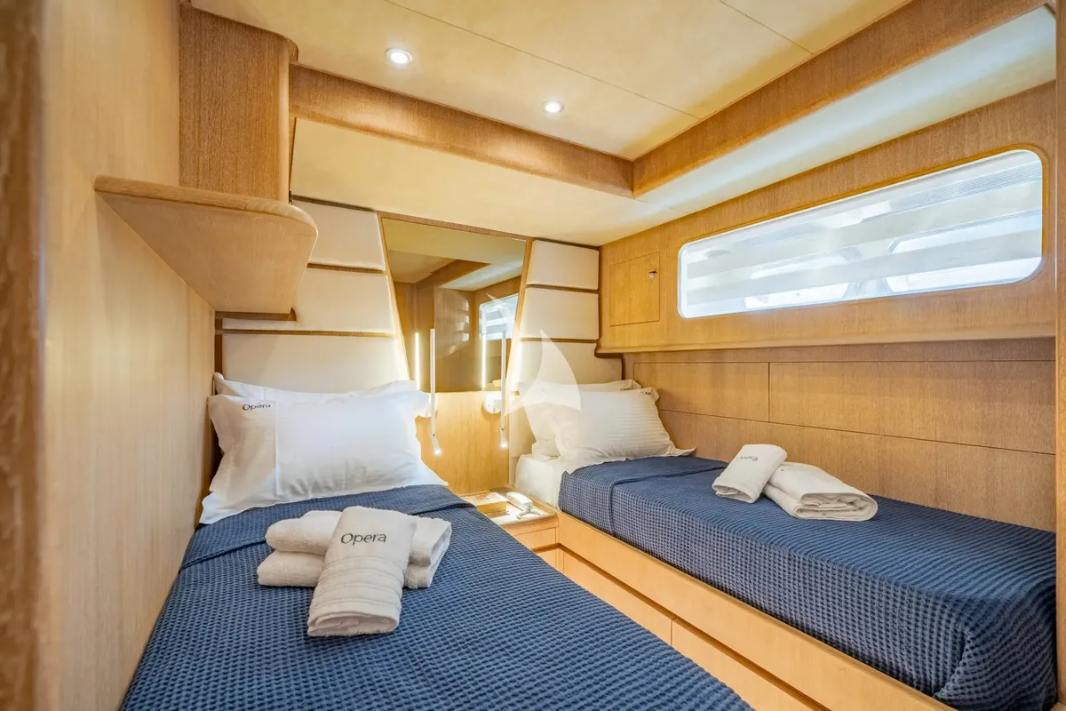 Cabin on Opera, a Gulet x-reuse yacht at Sami Municipal Unit, Greece