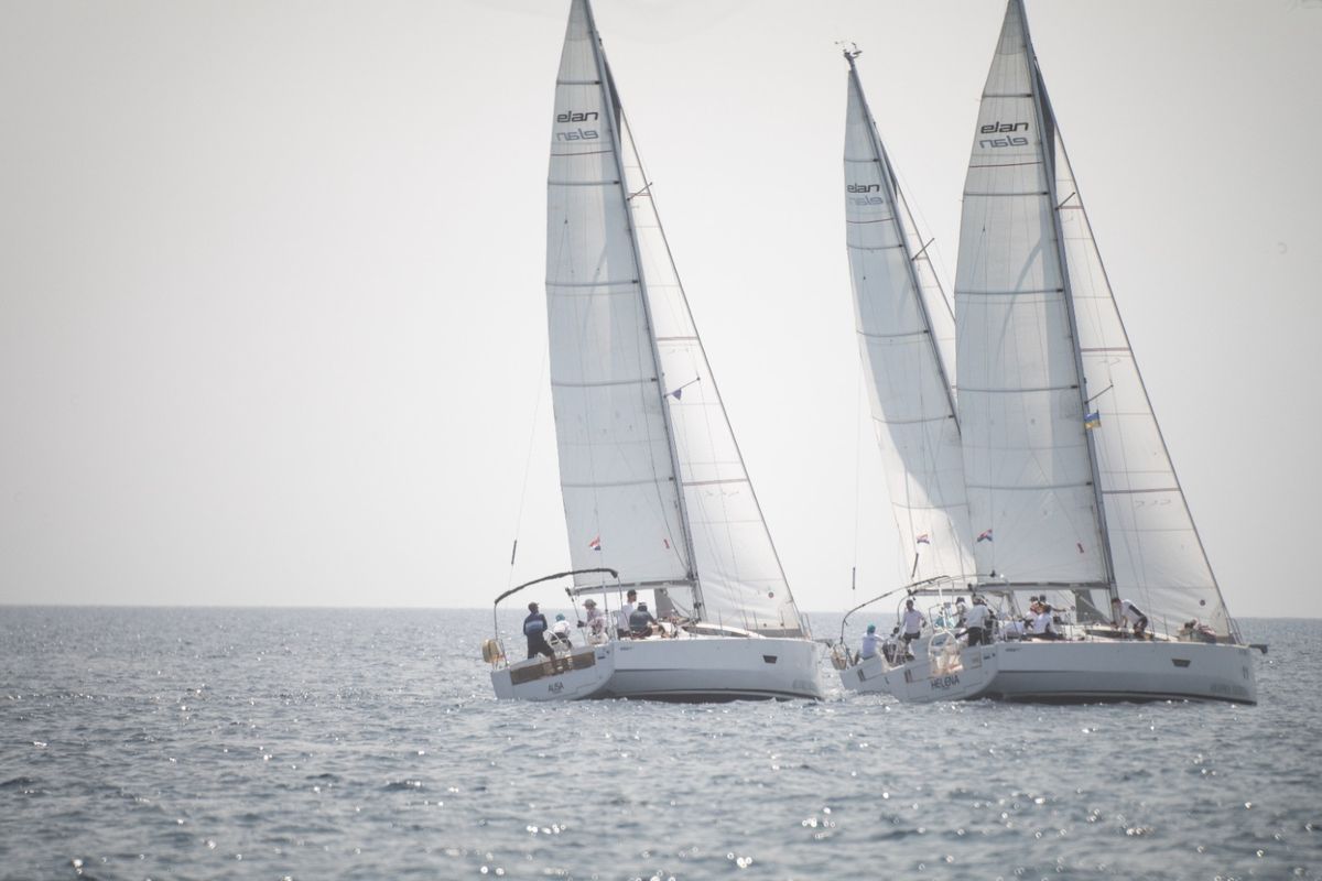 Paris, a Elan E4 sailboat at Betina, Croatia