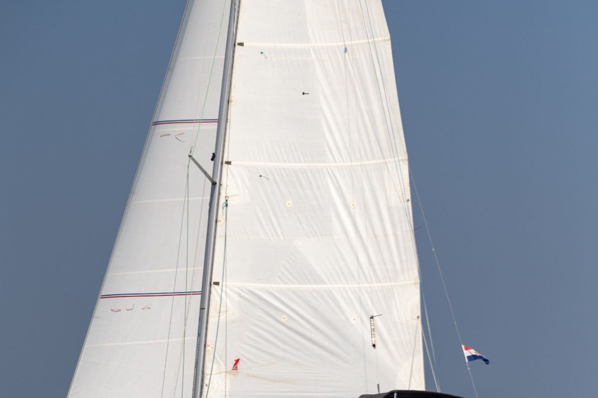 Paris, a Elan E4 sailboat at Betina, Croatia