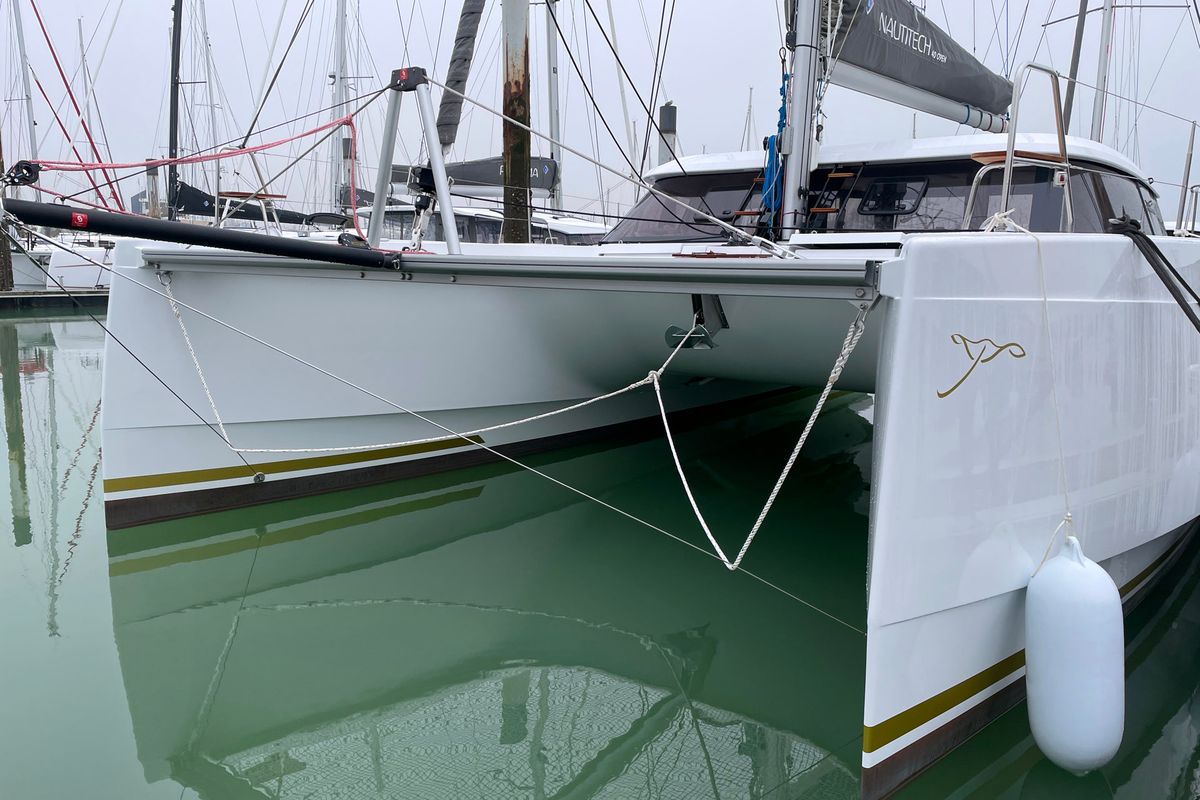Deck of Negroni, a Nautitech Rochefort Nautitech 40 catamaran at Općina Rogoznica, Croatia