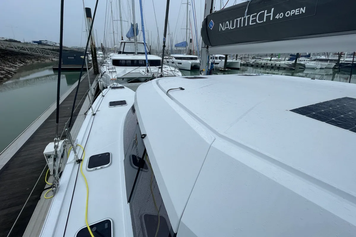 Exterior view of Negroni, a Nautitech Rochefort Nautitech 40 catamaran at Općina Rogoznica, Croatia
