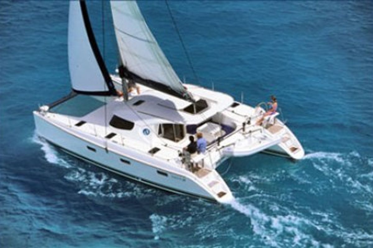 Exterior view of Negroni, a Nautitech Rochefort Nautitech 40 catamaran at Općina Rogoznica, Croatia