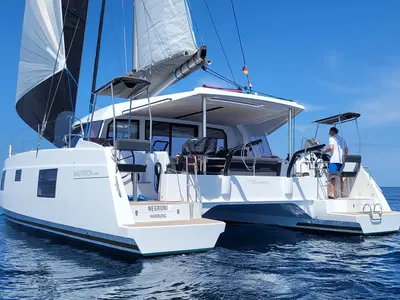 Galley of Negroni, a Nautitech Rochefort Nautitech 40 catamaran at Općina Rogoznica, Croatia
