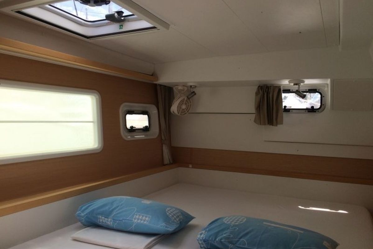 Cabin on Ana, a Lagoon 400 S2 catamaran at Grad Kaštela, Croatia