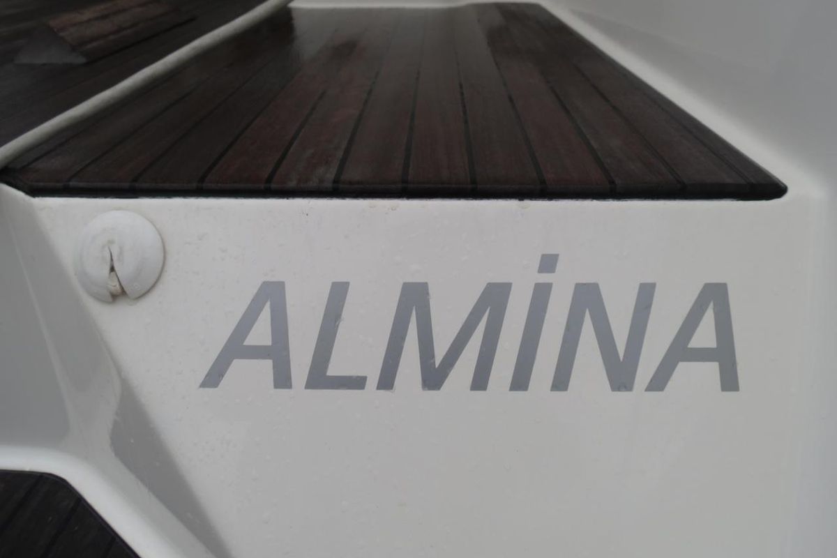 Almina, a Bavaria Cruiser 40 sailboat at Fethiye, Turkey
