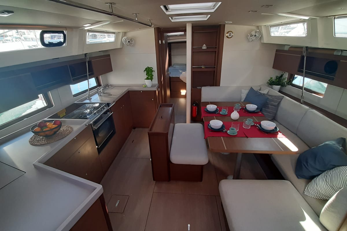 Olma, a Beneteau Oceanis 46.1 sailboat at Split, Croatia