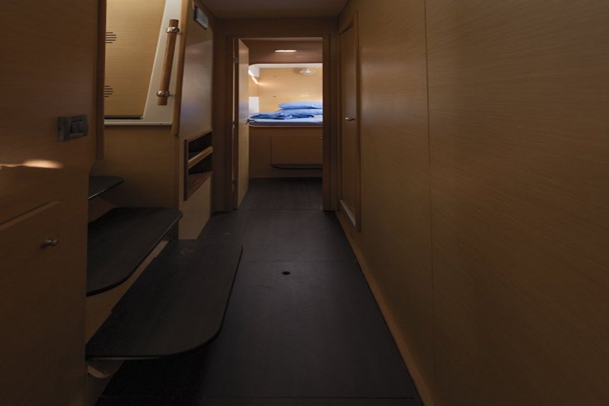 Cabin on Mystikal, a Lagoon 440 catamaran at Baan Salak Phet, Thailand