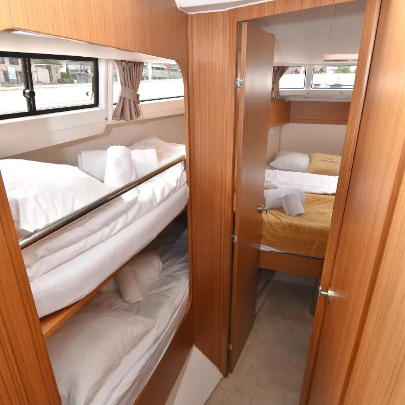 Cabin on Dalen, a Greenline 33 yacht at Porsgrunn, Norway