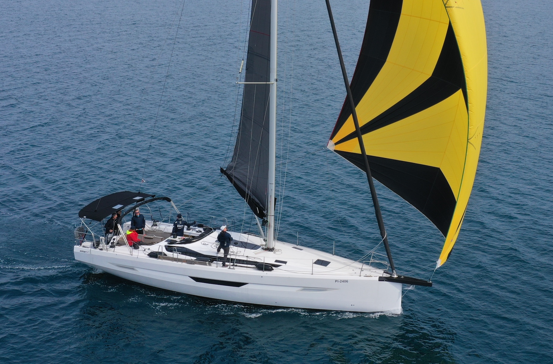 Sailing Grace, a Elan E6 sailboat at Grad Biograd na Moru, Croatia
