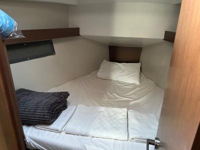 Cabin on Sail Altair, a Beneteau Oceanis 34.1 sailboat at Marmaris, Turkey