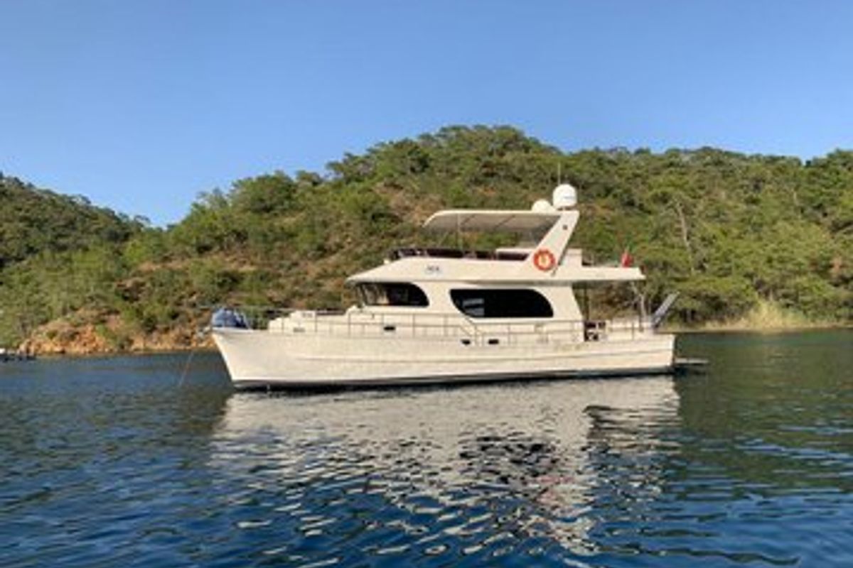Exterior view of Atil, a Tuzla Yachts Tuzla yacht at Fethiye, Turkey