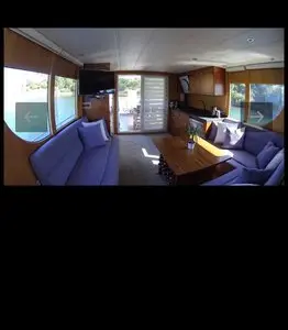 Salon of Atil, a Tuzla Yachts Tuzla yacht at Fethiye, Turkey