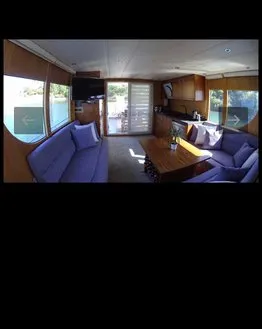 Salon of Atil, a Tuzla Yachts Tuzla yacht at Fethiye, Turkey