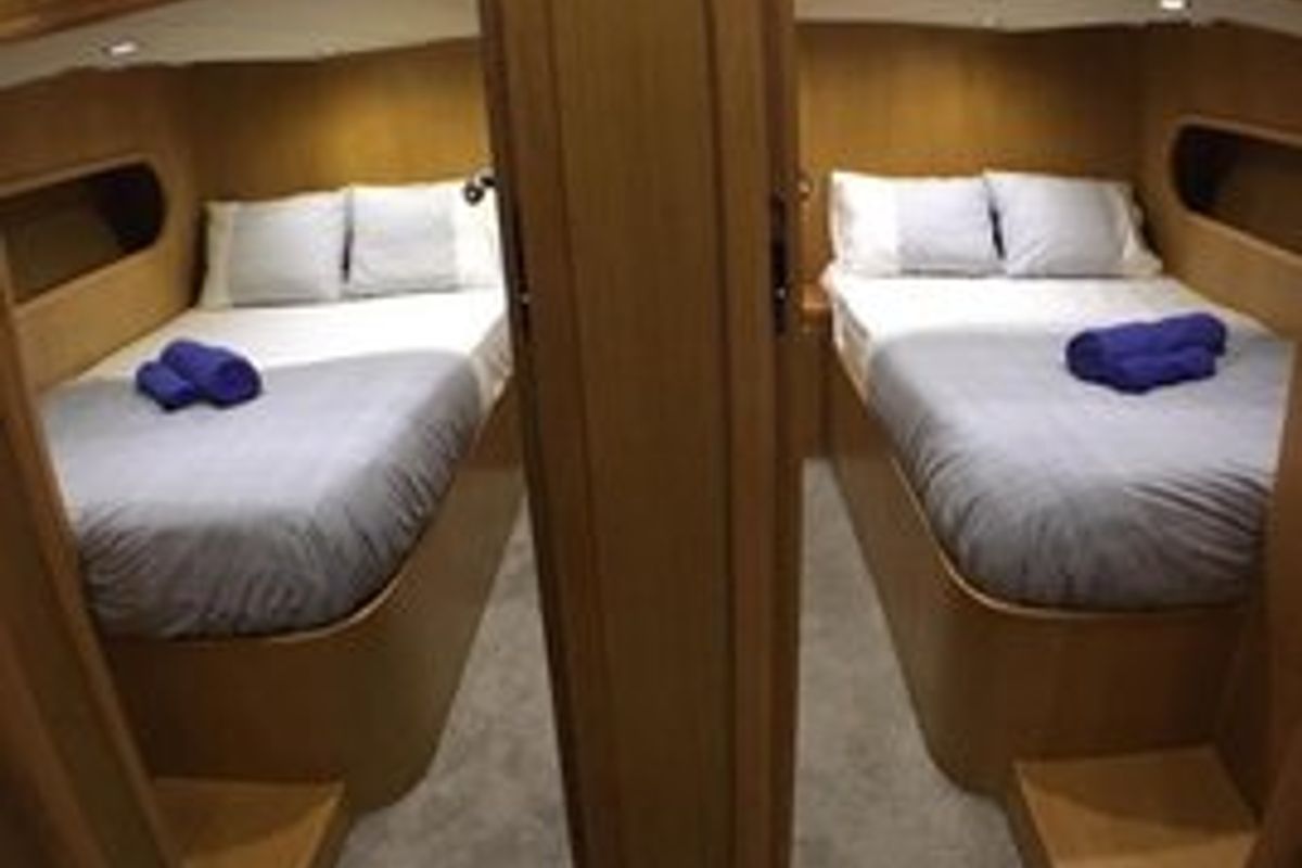 Cabin on Atil, a Tuzla Yachts Tuzla yacht at Fethiye, Turkey