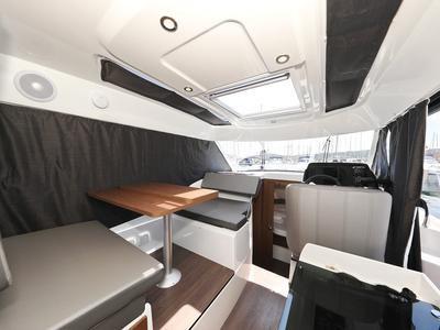 Salon of Lolo, a Beneteau Antares 9 OB motorboat at Pirovac, Croatia