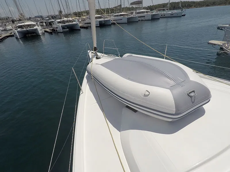 Ljubov, a Dufour 470 sailboat at Grad Šibenik, Croatia