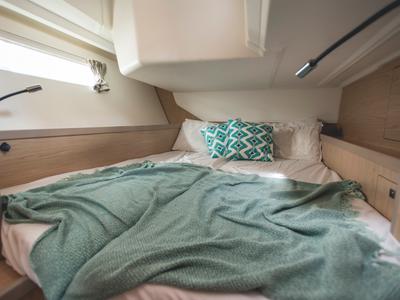 Galley of Ayther, a Beneteau Oceanis 45 sailboat at Salerno, Italy