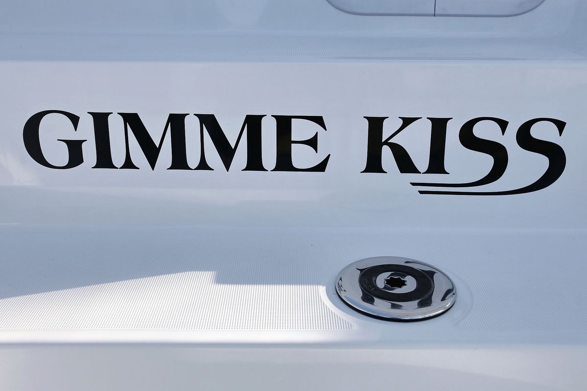 Gimme Kiss, a Lagoon 40 catamaran at Općina Sukošan, Croatia