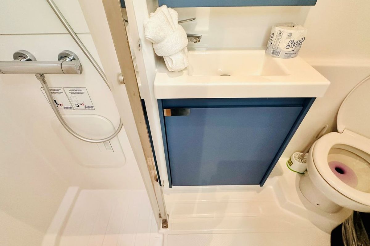 Head on Freedom, a Fountaine Pajot Aura 51 catamaran at Road Town, British Virgin Islands