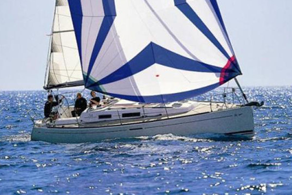 Pico, a Dufour 34 sailboat at Port Navalo, France