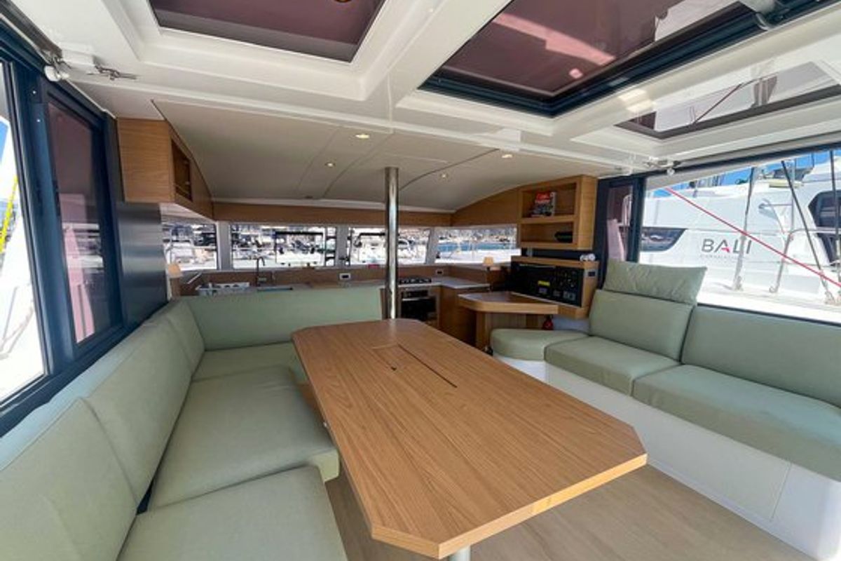 Salon of Hope, a Bali Catsmart catamaran at Hyères, France