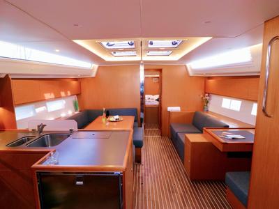 Salon of Size Matters, a Bavaria C50 Holiday sailboat at Grad Kaštela, Croatia