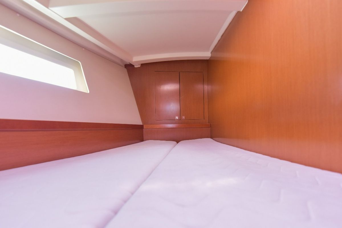 Cabin on Zeppelin, a Beneteau Oceanis 45 sailboat at Municipal Unit of Palairos, Greece