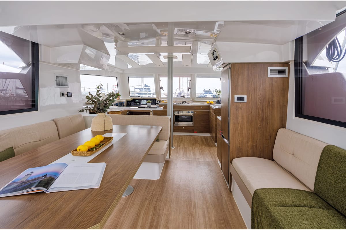 Sole Mio, a Bali Catspace catamaran at Municipal Unit of Nea Peramos, Greece